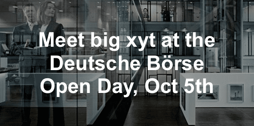 Our CEO to speak at the Deutsche Boerse Open Day 2017, Oct 5th