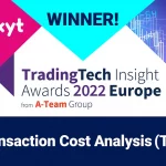 big xyt wins Best TCA Tool in A-Team's TradingTech Insight Awards Europe 2022