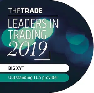 big xyt - The TRADE Leaders in Trading Awards 2019 Outstanding TCA Provider