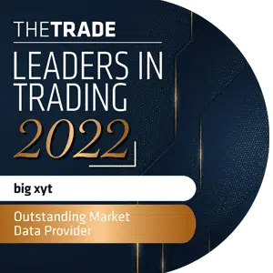 big xyt - The TRADE Leaders in Trading 2022 Outstanding Market Data Provider