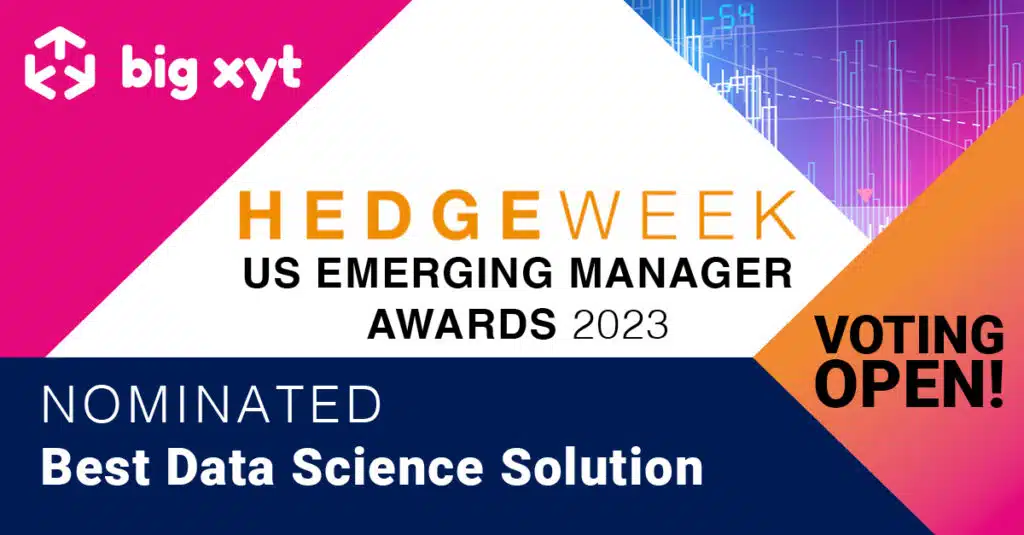 big xyt nominated in the Hedgeweek US Emerging Manager Awards 2023