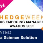 big xyt nominated in Hedgeweek US Emerging Manager Awards 2023 for Best Data Science Solution