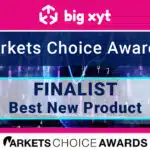 big xyt US Markets Choice Awards Finalist 2023 for Best New Product.