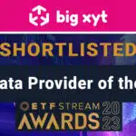 big xyt shortlisted in the ETF Stream Awards 2023 for ETF Data Provider of the Year