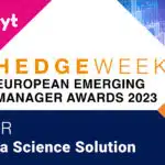 big xyt winner in the Hedgeweek European Emerging Manager Awards 2023 for Best Data Science Solution