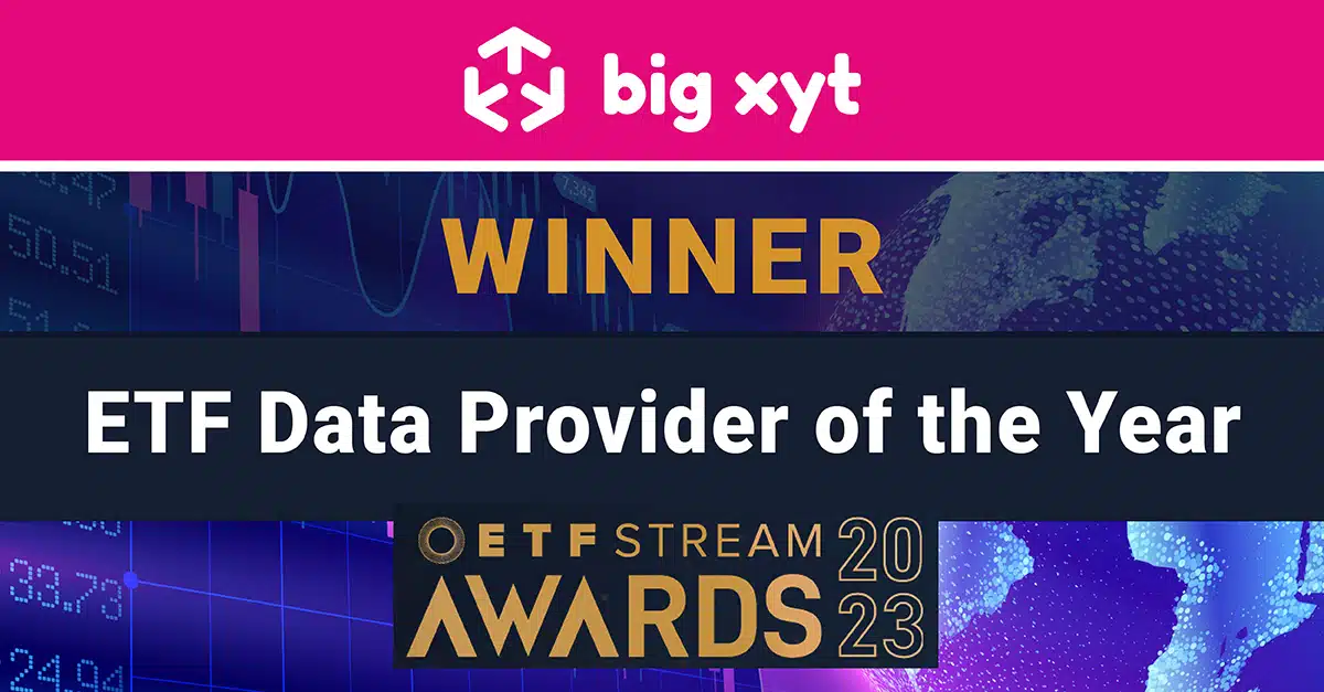 big xyt wins ETF Data Provider of the Year 2023