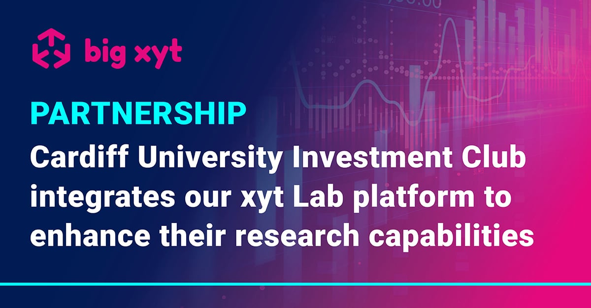 Cardiff University Investment Club integrates our xyt Lab platform