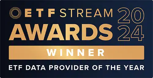 big xyt winner ETF Data Provider of the Year ETF Stream Awards 2024