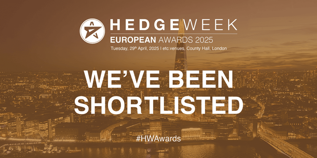 big xyt shortlisted in the Hedgeweek European Awards 2025